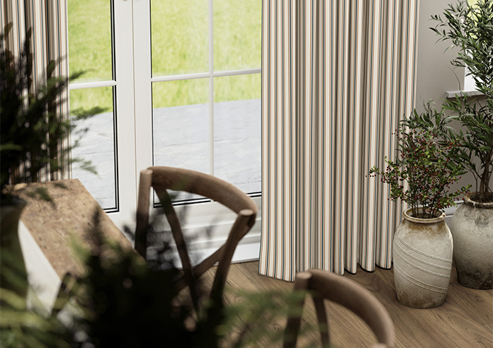 The British Stripe Co. Mary, Teignbridge No.1 - Made to Measure Curtains - Image 5